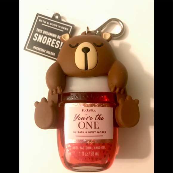 Bath & Body Works Other - 🆕 BATH&BODY/SNORING TEDDYBEAR KEY/CHAIN SANITIZER